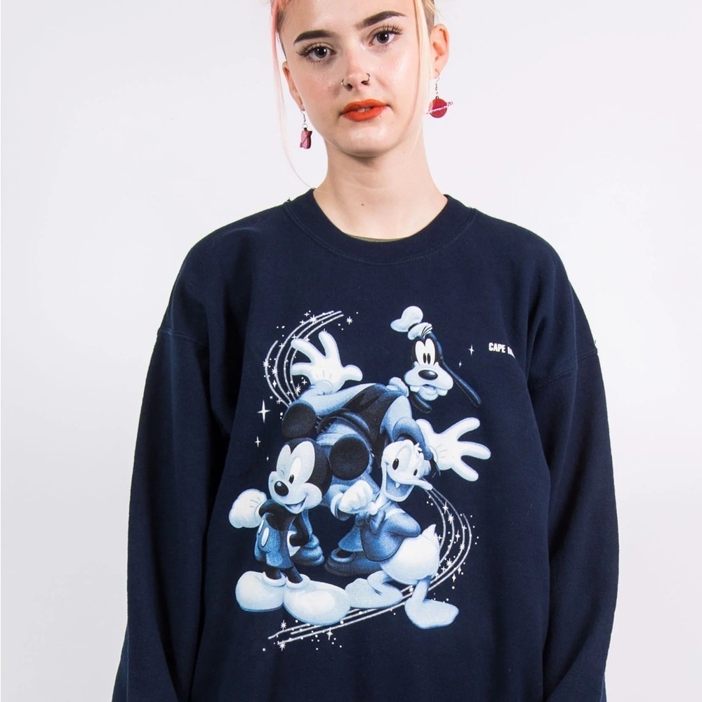 Disney Navy Blue Mickey and Friends Sweater